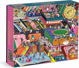 Galison Puzzle Roman aus der Nachbarschaft 1000 Teile