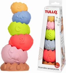 Pastellfarbene sensorische Pyramide Tullo