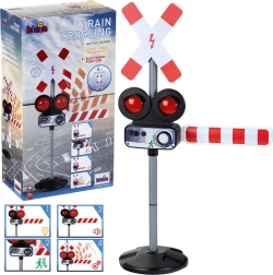 Verkehrsschild Eisenbahnübergang mit Licht und Sound 78 cm KLEIN