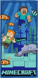 Schnelltrocknendes Kinderhandtuch Minecraft – Unterwasser-Abenteuer