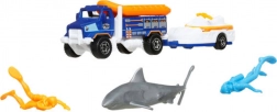 Matchbox Adventure MBX Ocean Rescue Rettungsset mit Fahrzeugen und Zubehör