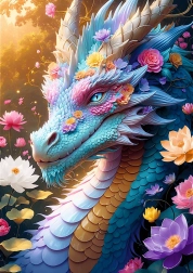 Puzzle Bunter Drache 1000 Teile TREFL