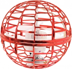 Fliegende Kugel mit Gestensteuerung und LED-Lichtern – Rot