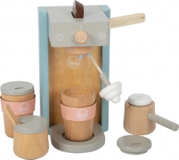Holz-Kaffeemaschine mit Zubehör Tasty