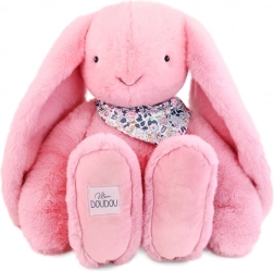 Doudou Plüschkaninchen mit rosa Schal