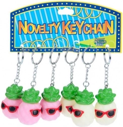 Leuchtender Schlüsselanhänger Ananas mit Sonnenbrille