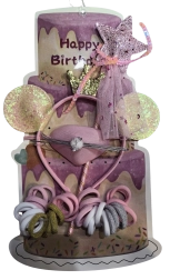 Rosa Geschenkset mit Haaraccessoires (35 Stk.)