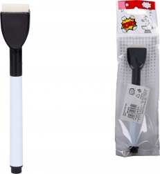 Whiteboard-Marker mit Mini-Radierer Schwarz