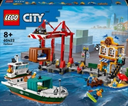 LEGO City Seehafen mit Frachtschiff 60422