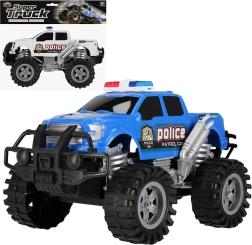 Polizeigeländewagen mit Pull-Back-Antrieb
