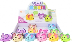 Aufzieh-Maus mit Schlüssel 5,5 × 9 cm