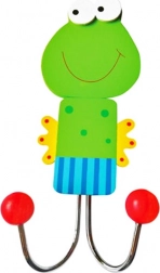 hölzerne Frosch-Garderobe