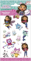 Temporäre Tattoos GABBY’S DOLLHOUSE 10 × 20 cm