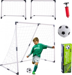 2-in-1 Fußballtor für Kinder 143x110x70 cm