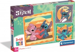 Clementoni Puzzle Stitch: freundlicher Außerirdischer 3×48 Teile