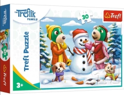 Trefl-Puzzle Familie Treflików: Winterspaß 30 Teile