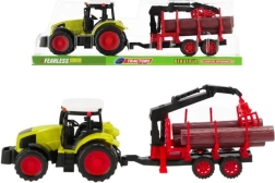 Traktor mit Holzanhänger Meine Ranch