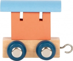 Oranger Holzwagen Small Foot Polar Train