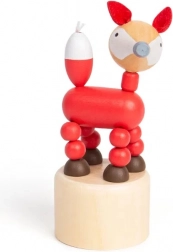 Holzdrücktiere Safari Fuchs von Bigjigs Toys