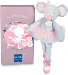 Doudou Geschenkset - Plüschmaus Ballerina