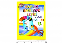 Bunte Klebepapiere A4, 10 Blatt