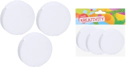 Dekorationsrad aus Polystyrol 10x2,5 cm, Set mit 3 Stück