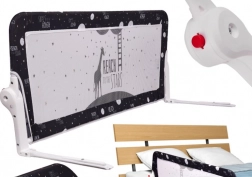 öffnende Sicherheitsbettgitter 200 cm – schwarz