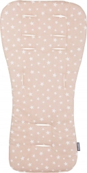 Weiche Kinderwagenunterlage Chipolino Beige Stars