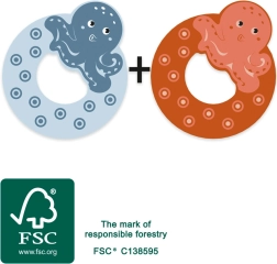 Holzbuchstabe O von Small Foot