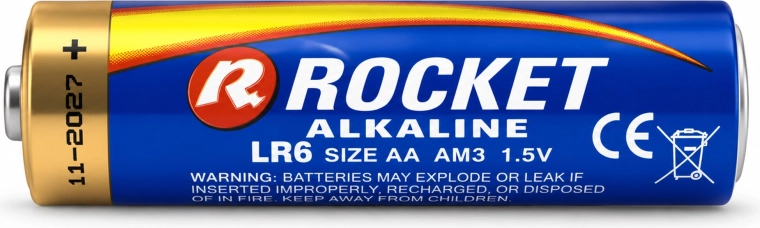 Alkali-Technologie und Spannung 1,5 V