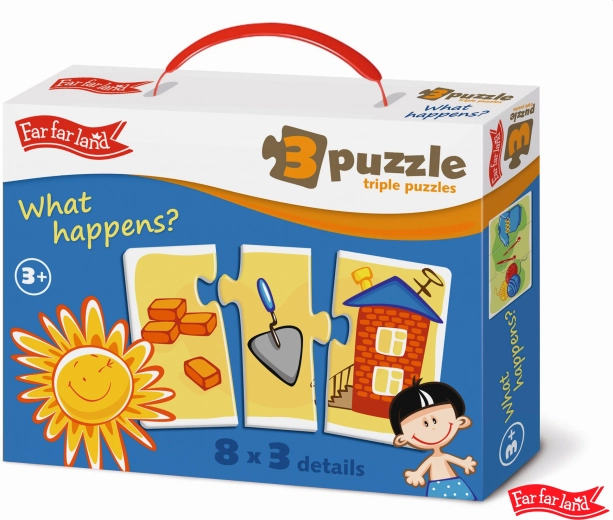 Far Far Land Puzzle-Dreiergruppen – 8 Bilder