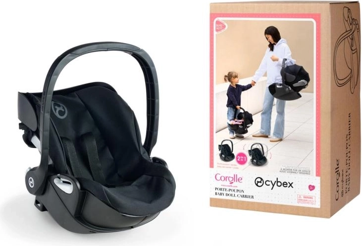 Cybex Black 2-in-1 Autositz und Wiege für Puppen