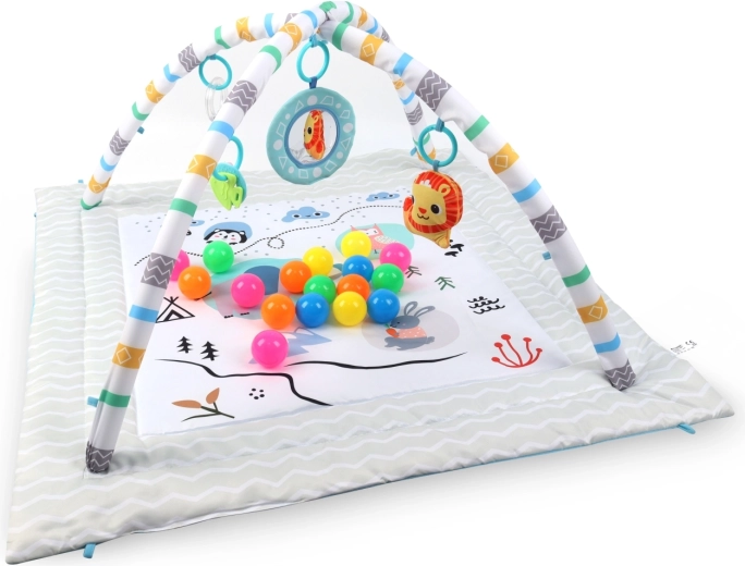 TinyMini edukative Spielmatte 2-in-1 „Spaß in den Bergen“