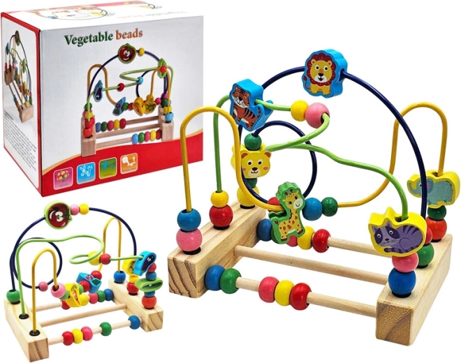 Holzlabyrinth für Kinder