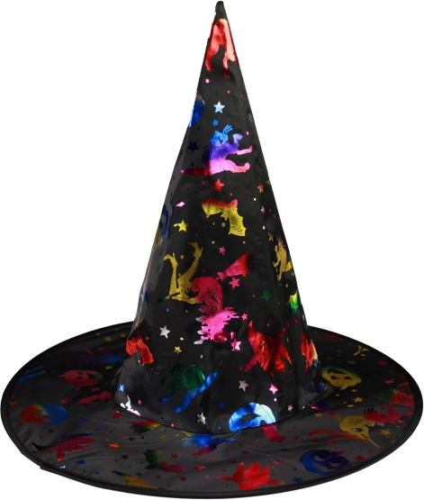 Zauberhut mit holografischen Mustern
