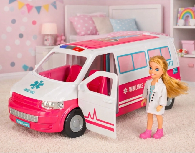 Realistisches Spiel mit Arztpuppe