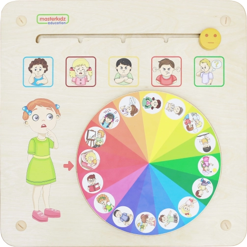 Masterkidz Wand-Lerntafel Emotionen Montessori