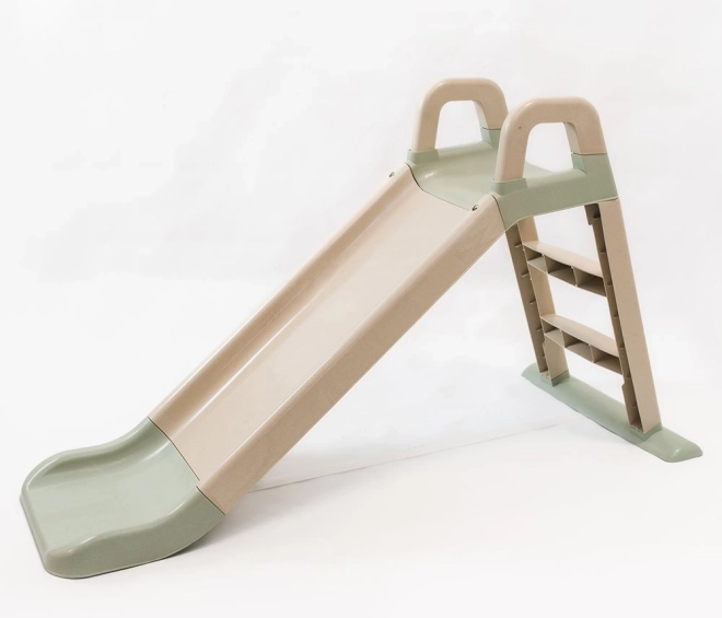 Doloni Rutsche 140 cm EKO für Kinder – Beige-Grün