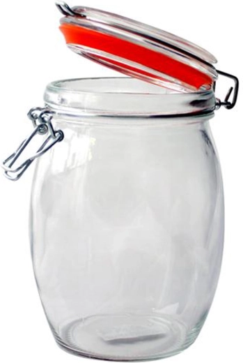 Glas mit Bügelverschluss TORO 750 ml