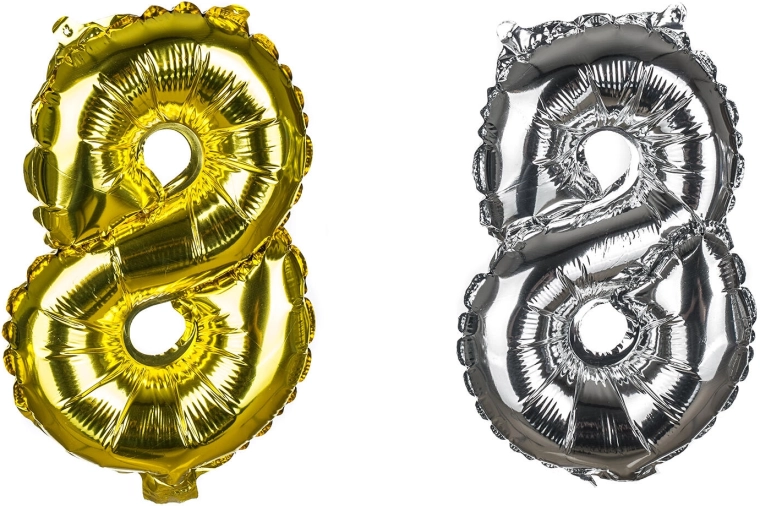 Glänzender Metalleffekt für auffällige Dekoration