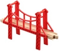 BABU Hängebrücke für Holzeisenbahnen 30 cm