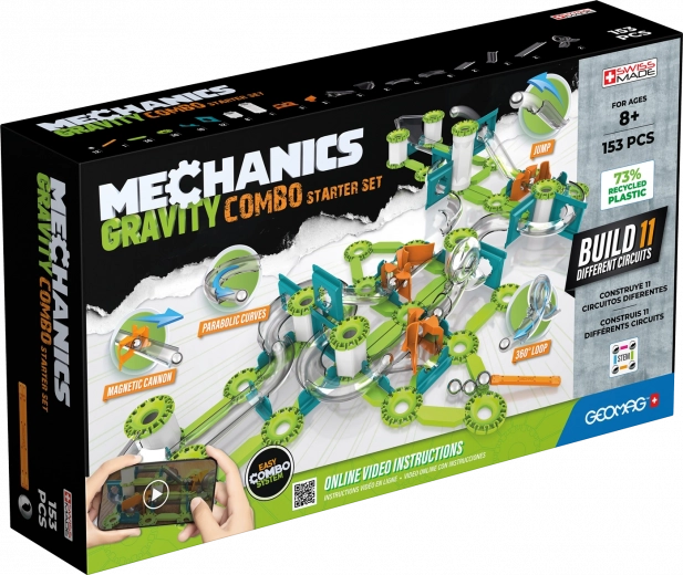 Mechanics Gravity RE Combo Starter Set von GEOMAG – magnetisches Konstruktionsset