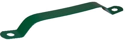 Schellen für Pfosten 48 mm, grün, verzinkt und PVC-beschichtet