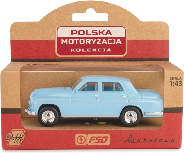 Modell Auto Warszawa 223 Blau