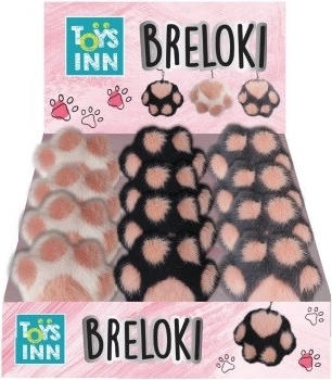 Pfoten-Anhänger Mix 3 Designs 12 Stück Display