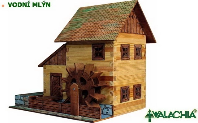 Holz-Klebebausatz Walachia – Wassermühle 1:32