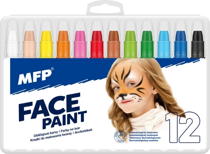 Gesichtsfarben-Set 12 Farben