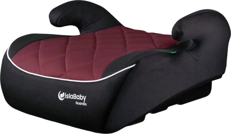 IslaBaby Guardio Sitzerhöhung fürs Auto für Kinder 125–150 cm, weinrot - 1 Stück