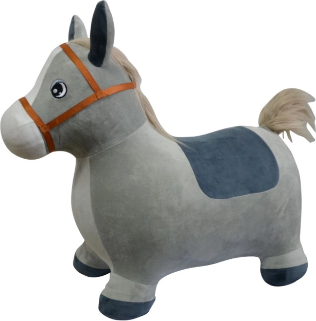 Hüpf-Esel für Kinder mit Tasche und Pumpe