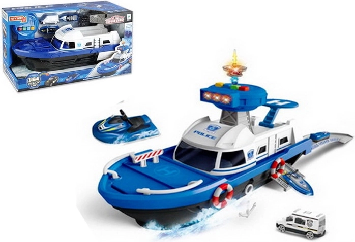 Polizeiboot mit Licht und Sound